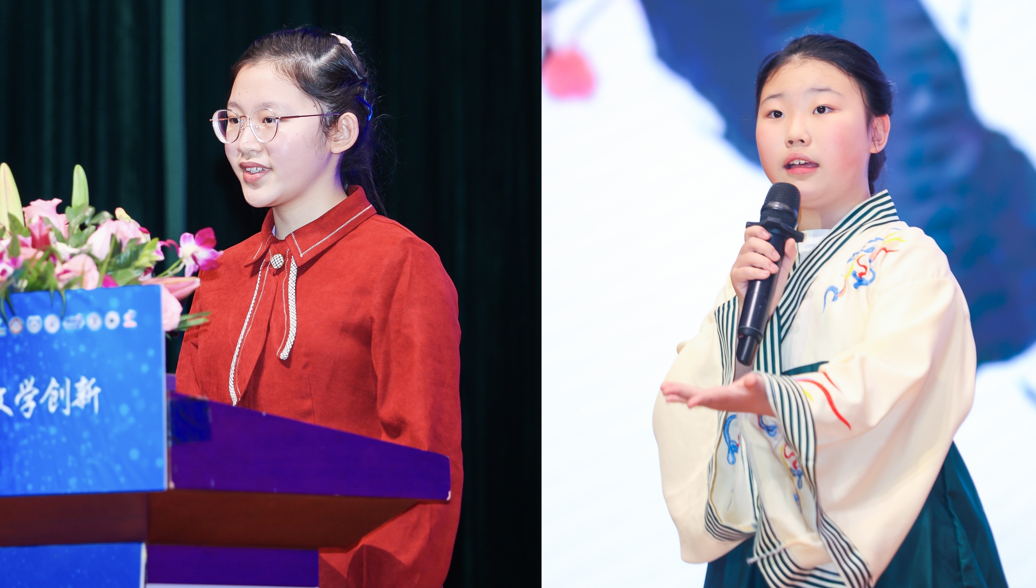 獲獎代表李睿頤、張文瑄帶來了精彩的表演
